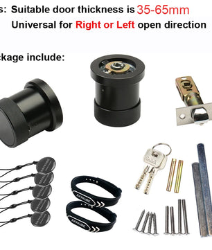 Stainless Steel Fingerprint Bluetooth WIFI Right Push Door Lock