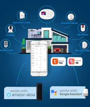Kerui Plastic Smart Wireless Home Door Windows Security Sensor Kit