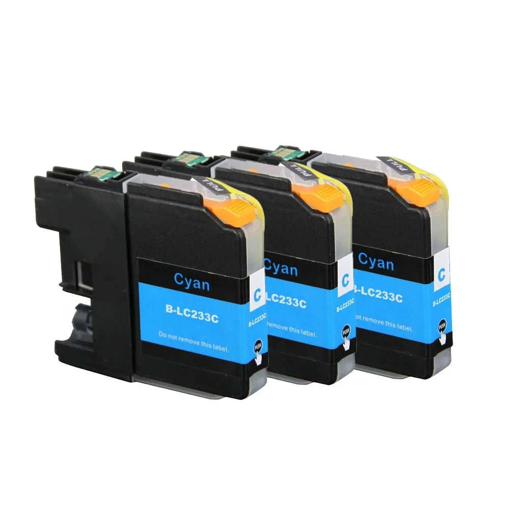 3 PCs LC233 Ink Cartridge For Brother MFC-J5720/J4120/J4620/J5320