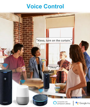 LoraTap 240V Plastic WiFi Blinds Roller Shutter Curtain Switch