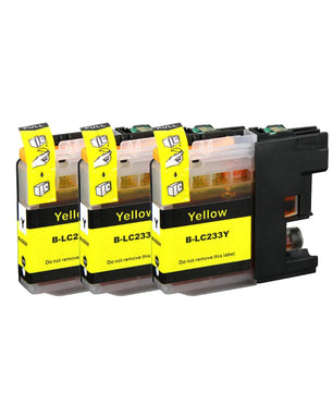LC233 3 PCs Ink Cartridge For Brother MFC-J5720/J4120/J4620/J5320
