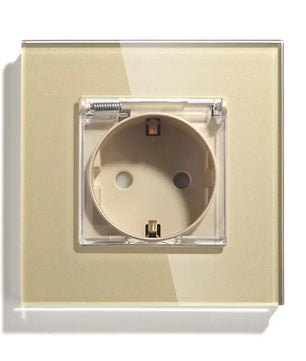 Bseed 16A Glass Panel Wireless WIFI Control Smart Power Socket