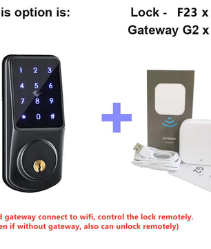 Aluminium Alloy Remote Control Bluetooth Electronic Door Lock