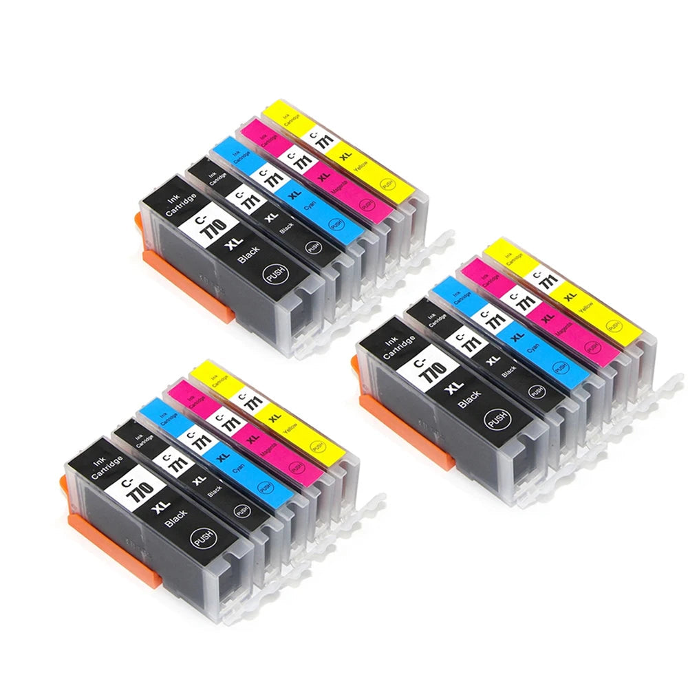 PGI770XL-CLI771XL Ink Cartridge Compatible For Canon PIXMA MG5770