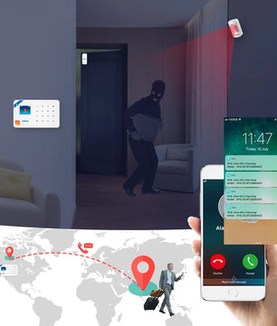 Kerui Plastic Smart Wireless Motion Detector Security Sensor Kit