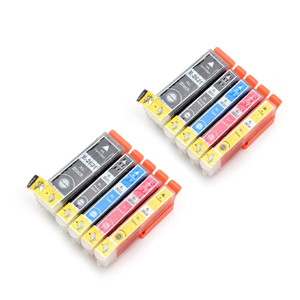 T2621-T2631 Ink Cartridge For Epson 510-520/600-625/700-720/800/820