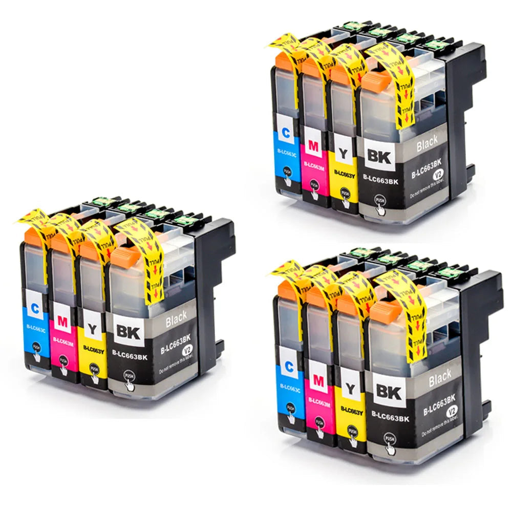 LC663 Ink Cartridge Compatible For Brother MFC-J2320 J2720 Printer