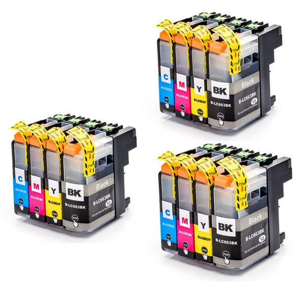 LC663 Ink Cartridge Compatible For Brother MFCJ2320 J2720 Printer