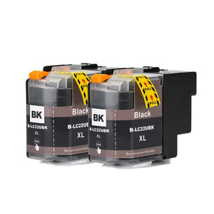 2 PCs 22UXL Ink Cartridge For Brother DCP-J785DW MFC-J985DW Printer