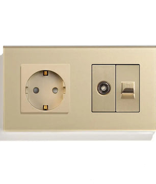 Bseed 10A Glass Panel Wireless WIFI Control Smart Power Socket