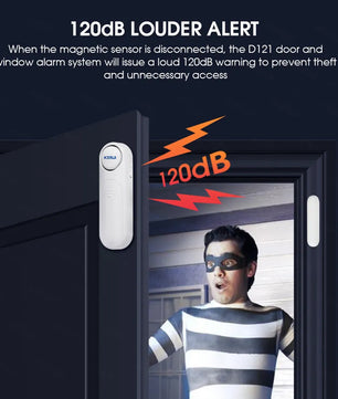 Kerui Plastic Smart Wireless Home Door Windows Security Sensor