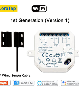 LoraTap Plastic HomeKit Smart Remote Control Garage Door Opener