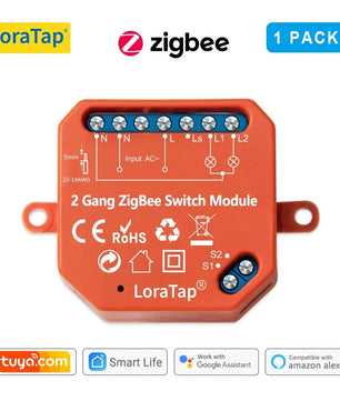 LoraTap 5A Plastic Remote Control Light Switch Relay Module