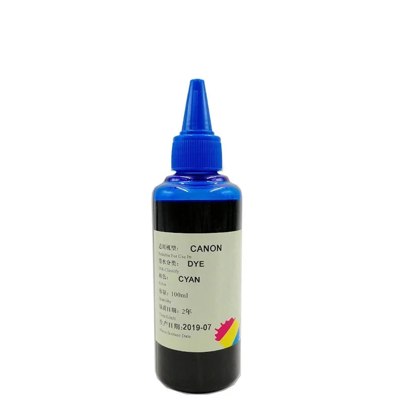 100ml Dye Ink Refill Compatible For Universal Canon Series Printer