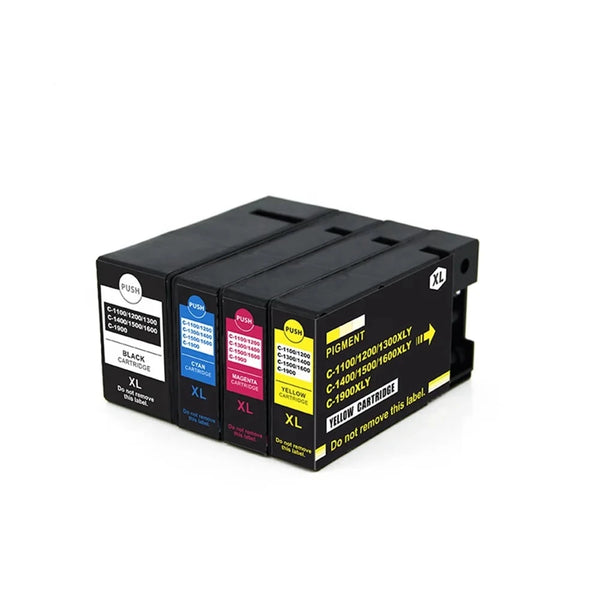 2 PCs 1600XL Ink Cartridge For Canon MAXIFY MB2060 MB2160 MB2060