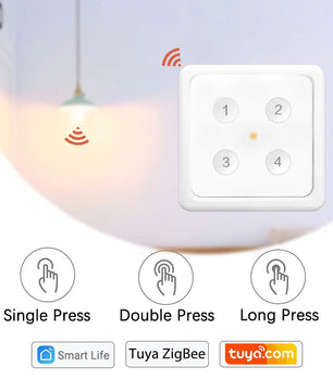 LoraTap Plastic Bluetooth Wireless Scene Switch Push Button