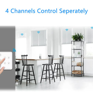 LoraTap 240V Plastic Automatic WiFi Roller Shutters Curtains Module