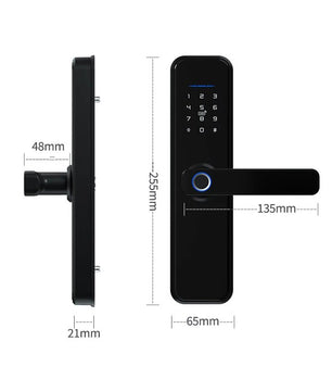 RayKube Aluminium Alloy Fingerprint Digital Smart Door Lock