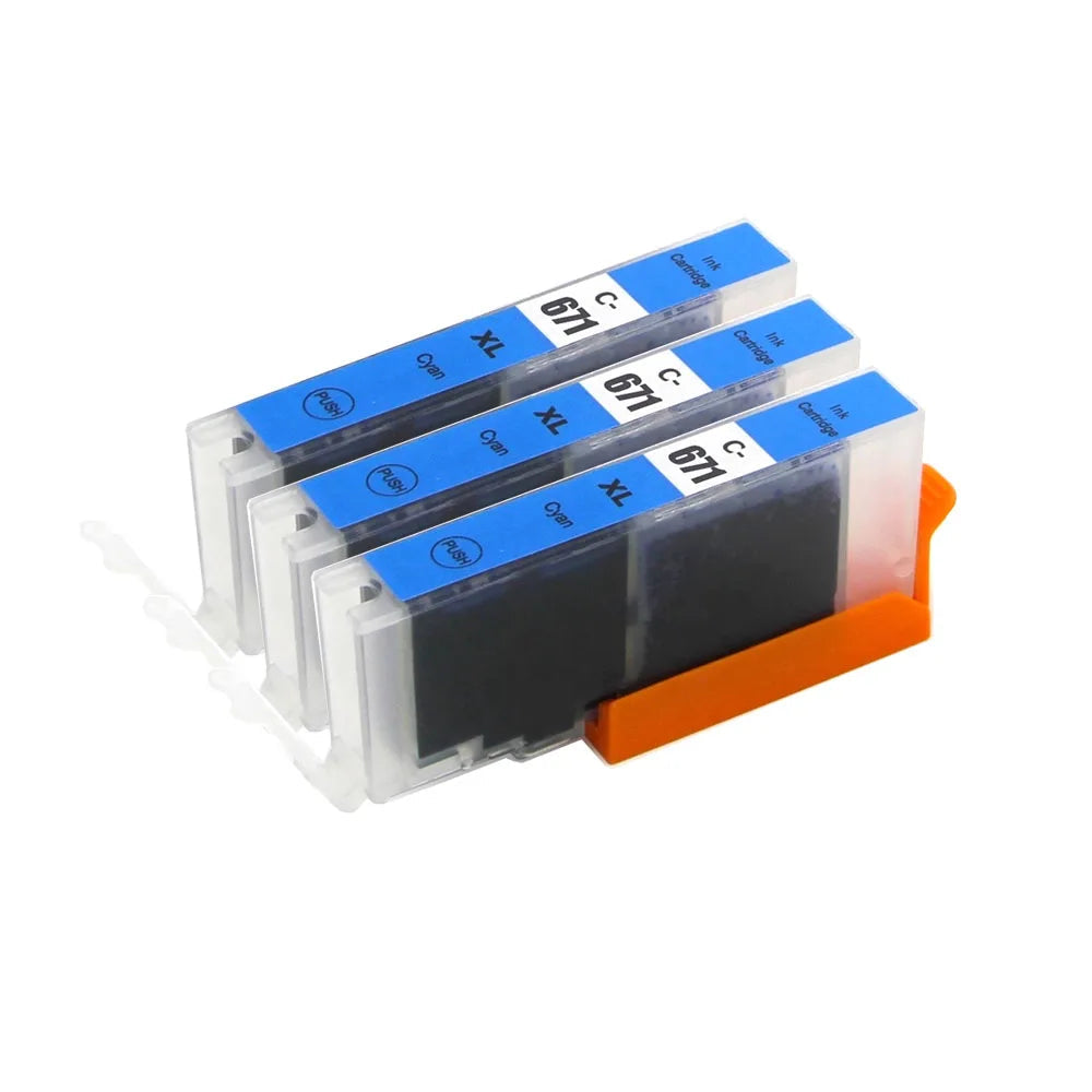 PGI670XL CLI671XL Ink Cartridge Compatible For Canon PIXMA MG7760 MG7765