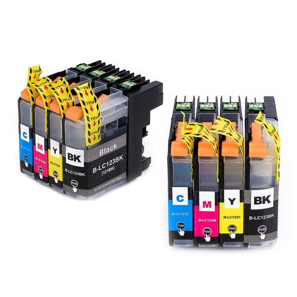 LC121 LC123 Ink Cartridge For Brother DCP-J4110DW/J132W/J152W