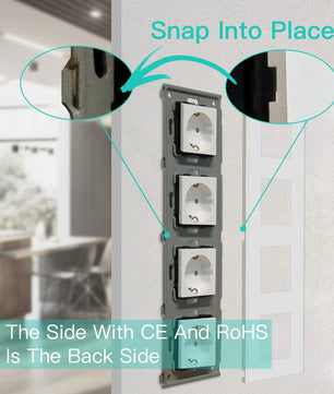 Bseed 16A Glass Panel Wireless WIFI Control Smart Power Socket