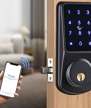 Aluminium Alloy Remote Control Bluetooth Electronic Door Lock