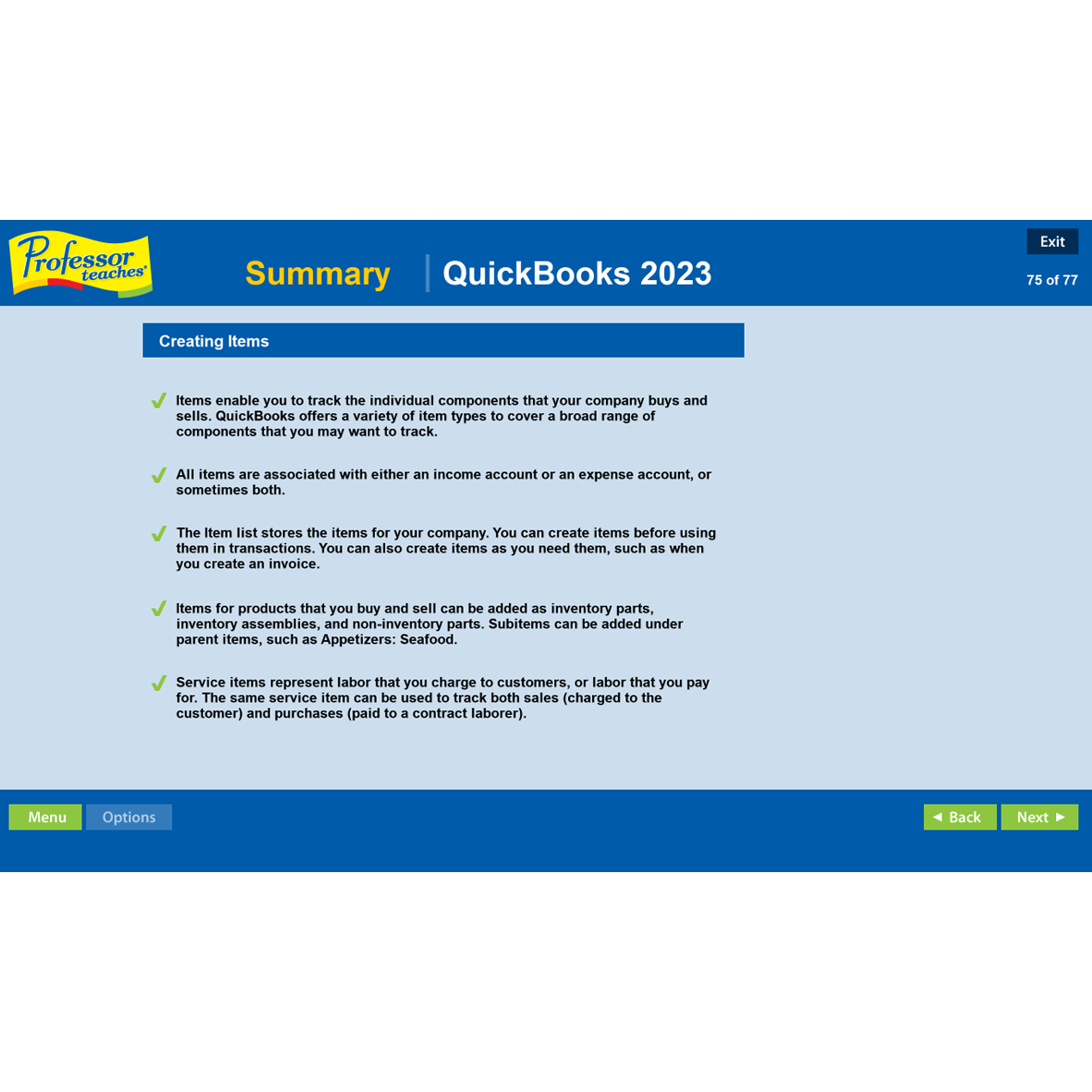 Professor Teaches QuickBooks 2023