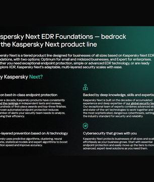 Kaspersky Next EDR Foundations