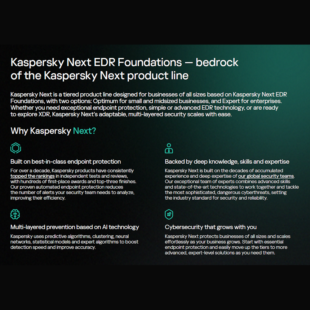 Kaspersky Next EDR Foundations