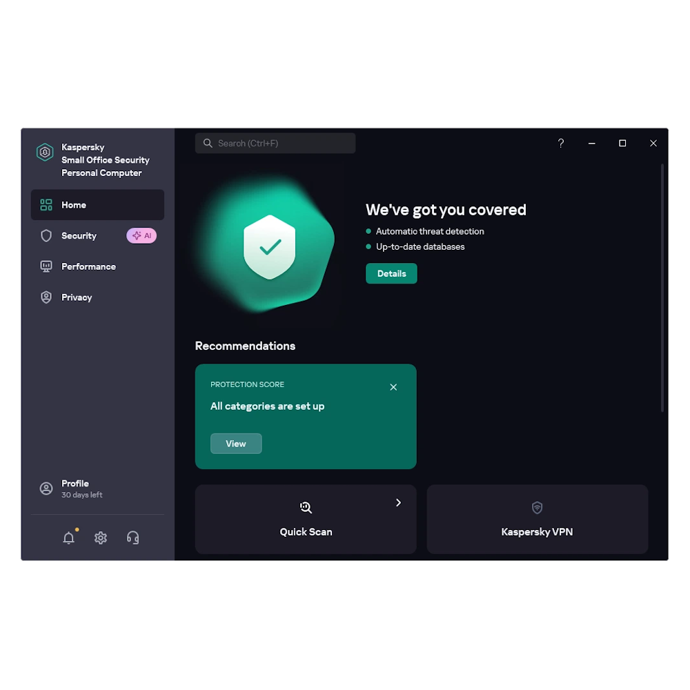 Kaspersky Small Office Security