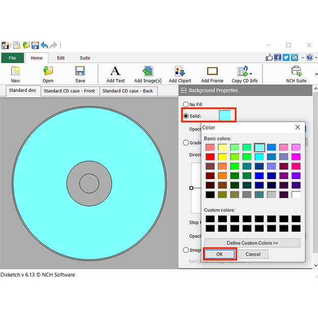 NCH Disketch Disc Label Plus