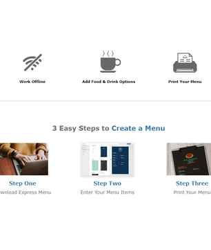 NCH Express Restaurant & Cafe Menu Maker Pro