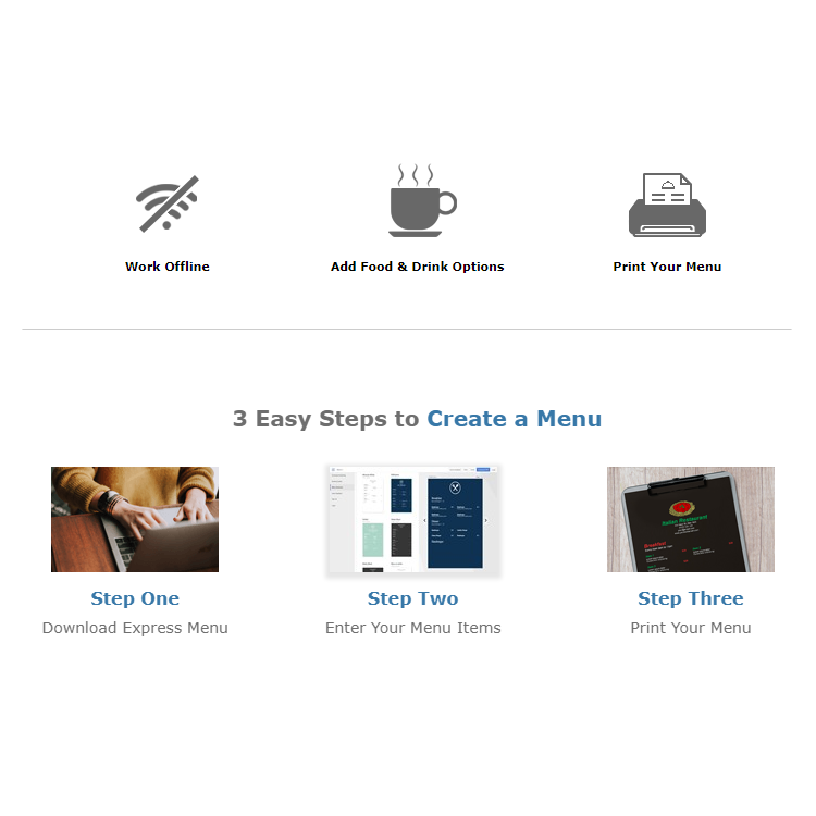 NCH Express Restaurant & Cafe Menu Maker Pro