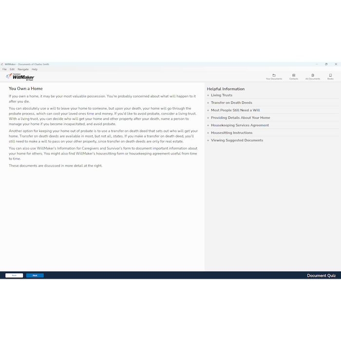 Quicken WillMaker & Trust