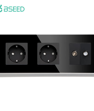 Bseed 16A Glass Panel Wireless WIFI Control Smart Power Socket