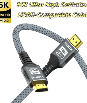 Aluminium 7.5mm HDMI-Compatible 2.1 Ultra High Speed Cable For Laptop