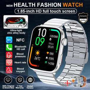 Rubber Waterproof Android Square Shaped Amoled Screen Smartwatch