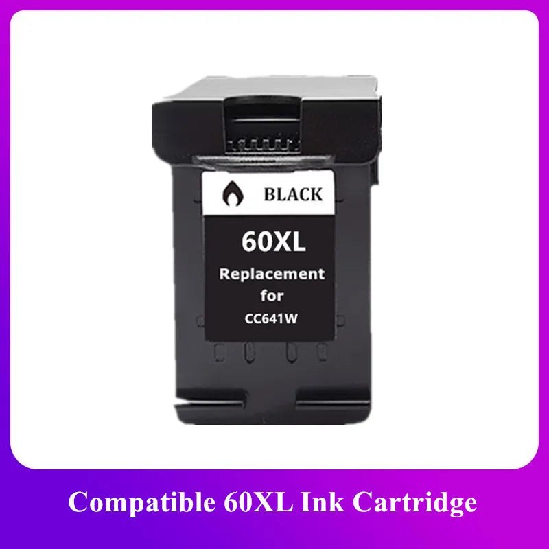 Ink Cartridge For HP60 60xl Deskjet Photo Smart C4680 Printer