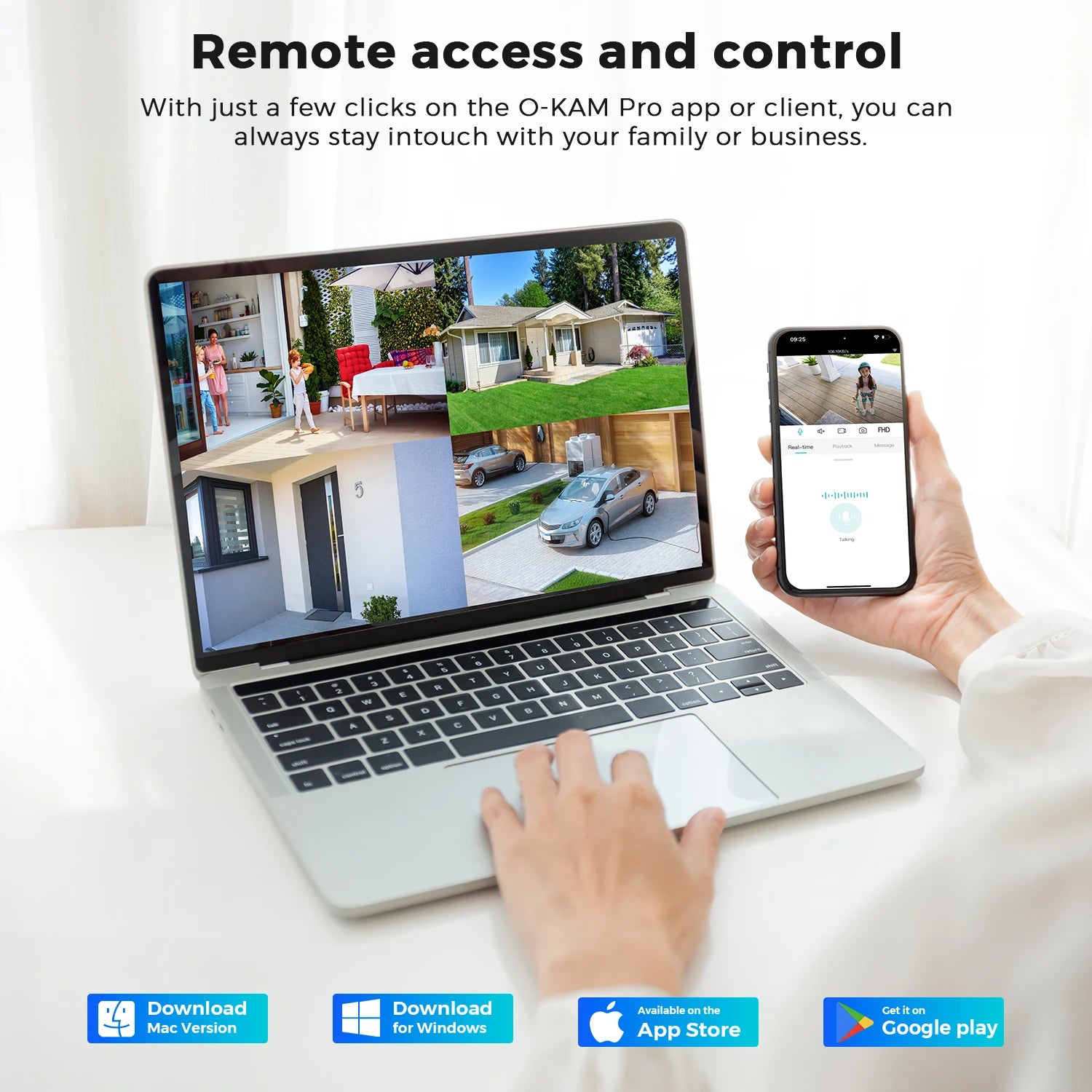 4MP Single Lens Wifi 5X Digital Zoom Surveillance Camera