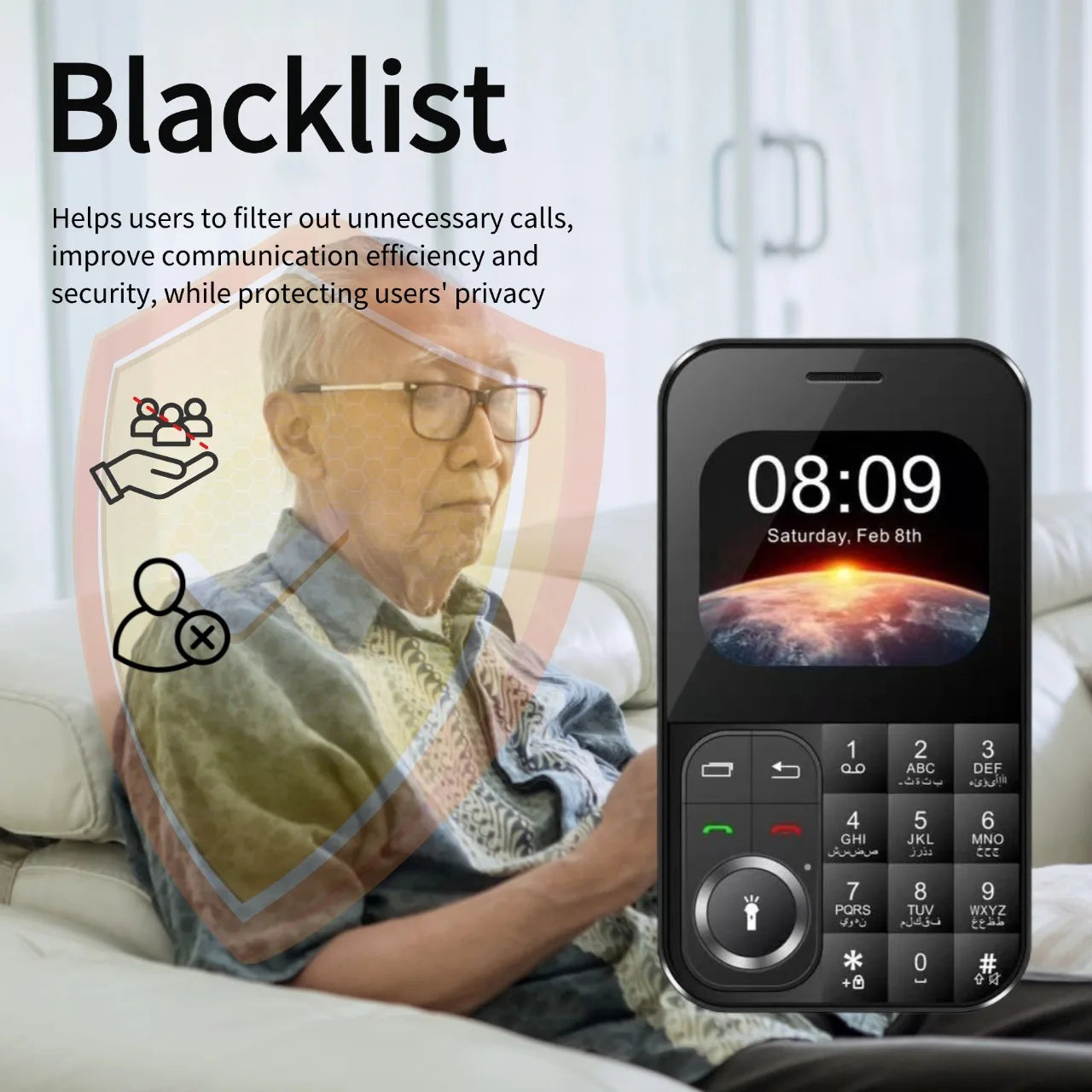 3900mAh 64GB Type-C Interface Android 8MP Mobilephone