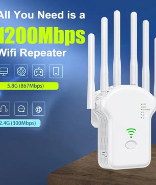 300Mbps 1200Mbps Wireless Signal Amplifier Long Range WIFI Repeator