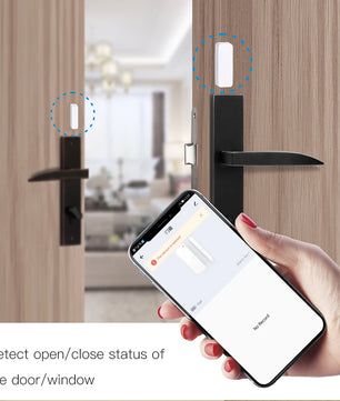Moes Plastic 2.4GHz Smart Wireless WiFi Door Window Sensor