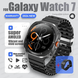 Fine Steel Amoled Display Round Shape Bluetooth Smart Sport Watch