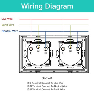 Bseed 16A Glass Panel Wireless WIFI Control Smart Power Socket