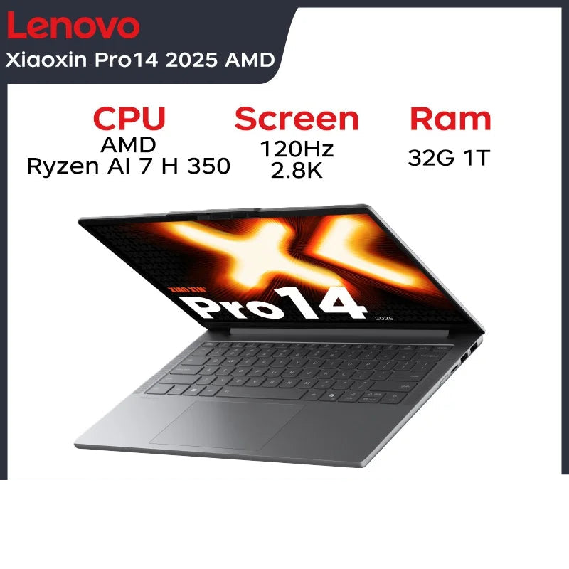 120Hz 14" 2.8K 120Hz OLED Screen 2.0GHz Lenovo Laptop