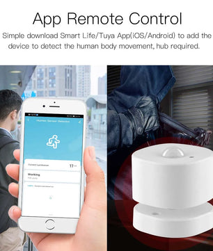 Moes Tuya ZigBee PIR Motion Detector Sensor for Smart Home Security