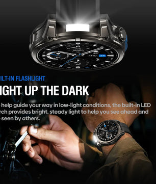 Steel Amoled Display Waterproof Android Round Shaped Smartwatch