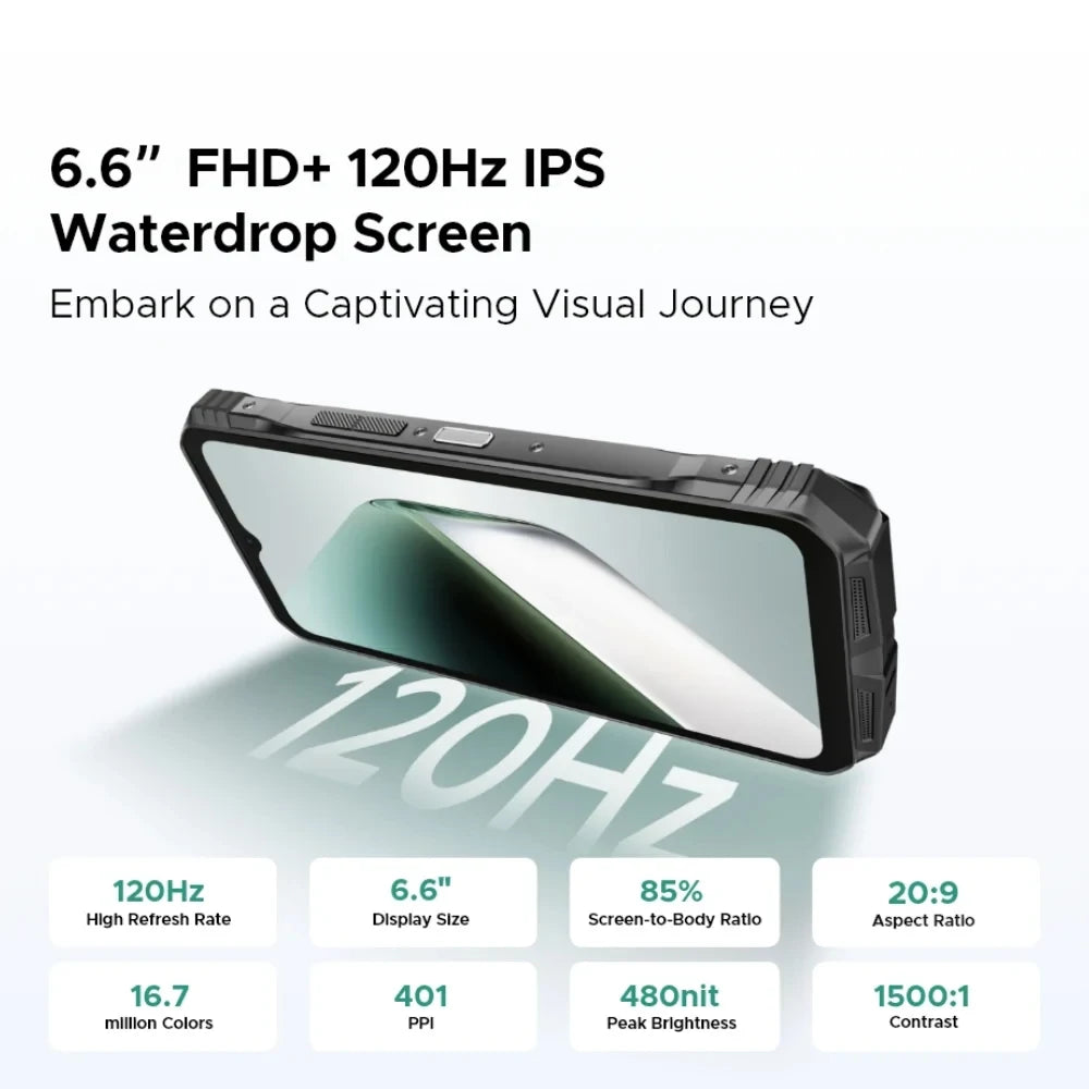 S Cyber Pro Rugged Android Normal Screen Fast Charging Smartphone