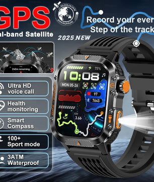 Silica Gel Waterproof Android Square Shape On-Wrist Smartwatch