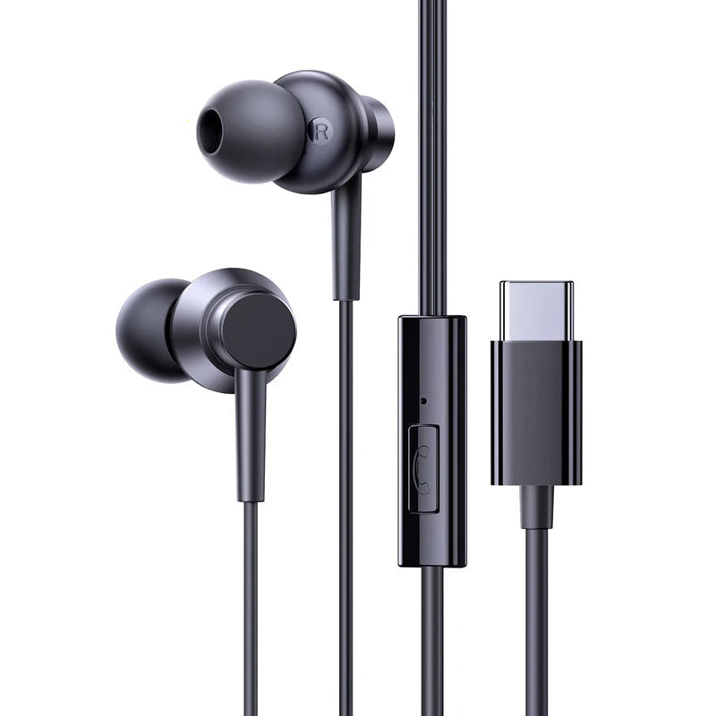 Plastic Dynamic Vocalism Type-C Wired Powerful Earphones